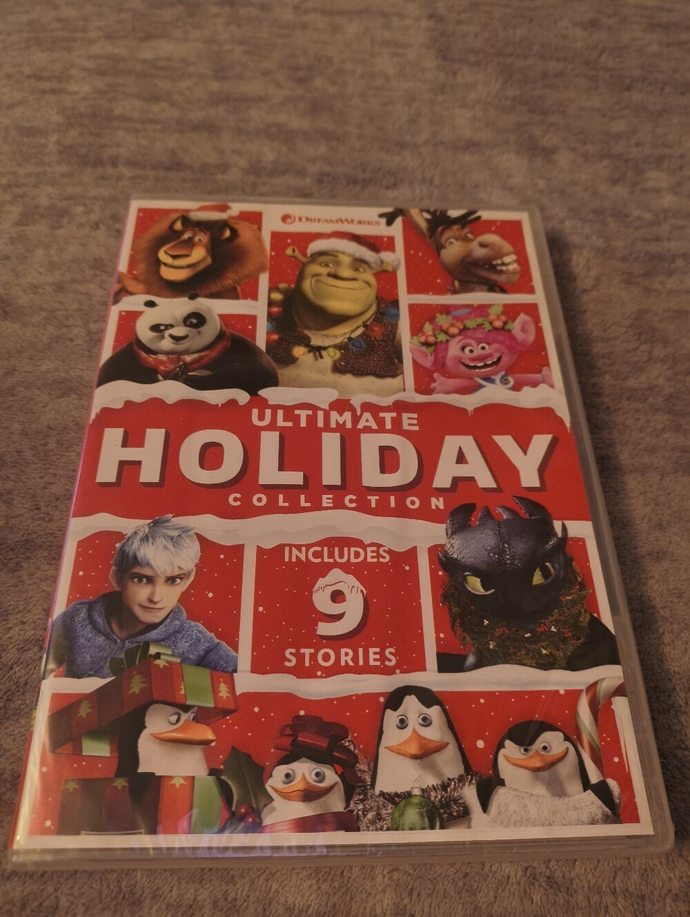 DreamWorks Holiday Collection DVD - Red Festive Cover